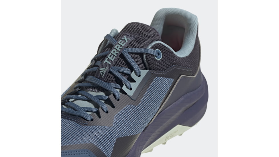 Adidas Terrex Trailrider Shoes - Men's, Wonder Steel/Magic Grey Met/Impact Orange, 11.5, GW5535-11-5