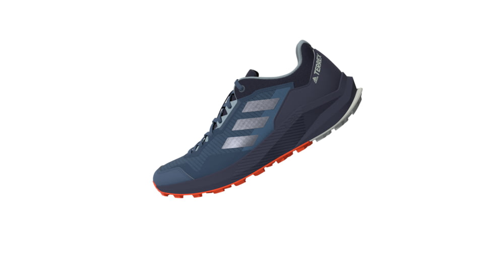 Adidas Terrex Trailrider Shoes - Men's, Wonder Steel/Magic Grey Met/Impact Orange, 11.5, GW5535-11-5