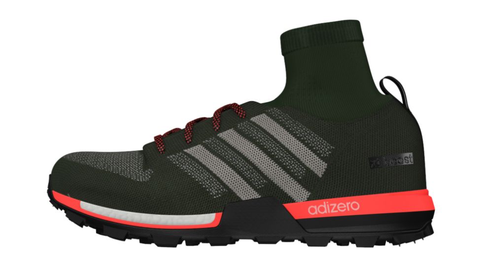 Adidas Terrex Adizero XT Prime Boost Trail Running Shoe - Men's-Cargo/Brown/Red-Medium-8 US