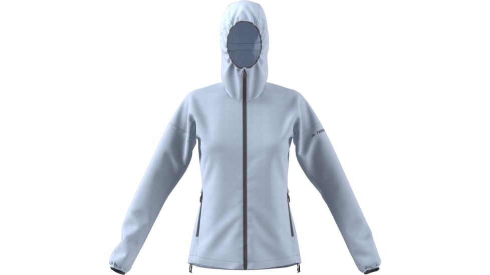 Adidas Terrex Agravic Wind Jacket - Women's, Aero Blue, DT4187-DEMO