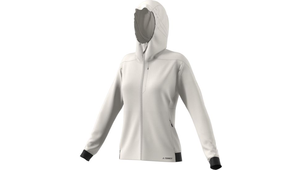 Adidas Terrex Demo, Hi-Loft Softshell Jacket - Women's, Raw White, Small, DZ0736-S-DEMO