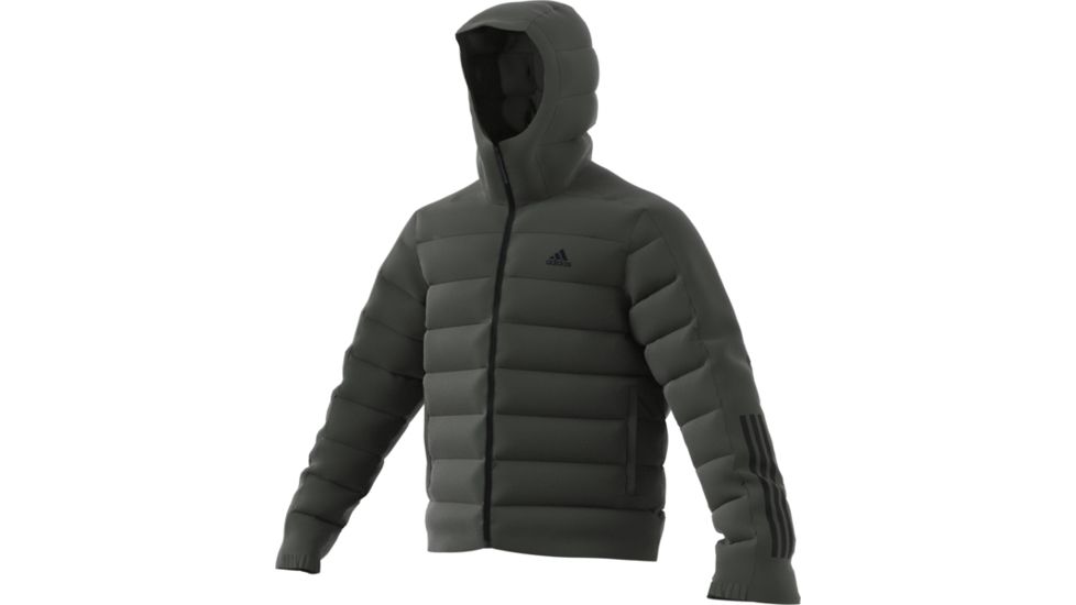 Adidas Terrex Demo, Itavic 3-Stripe 2.0 Jacket - Men's, Legend Earth, Medium DZ1410-M-DEMO