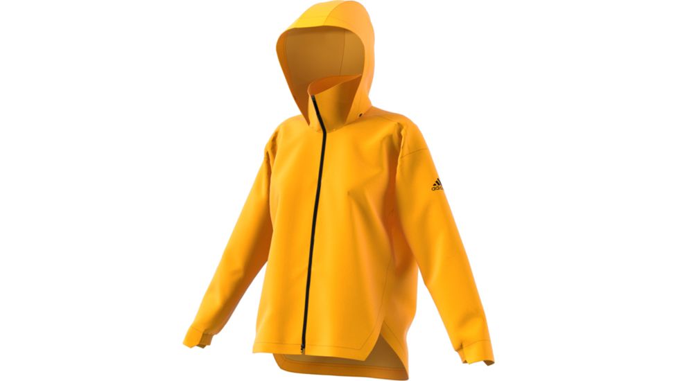 Adidas Terrex Demo, Urban Climaproof Rain Jacket - Women's, Active Gold, Small, DZ1491-S-DEMO