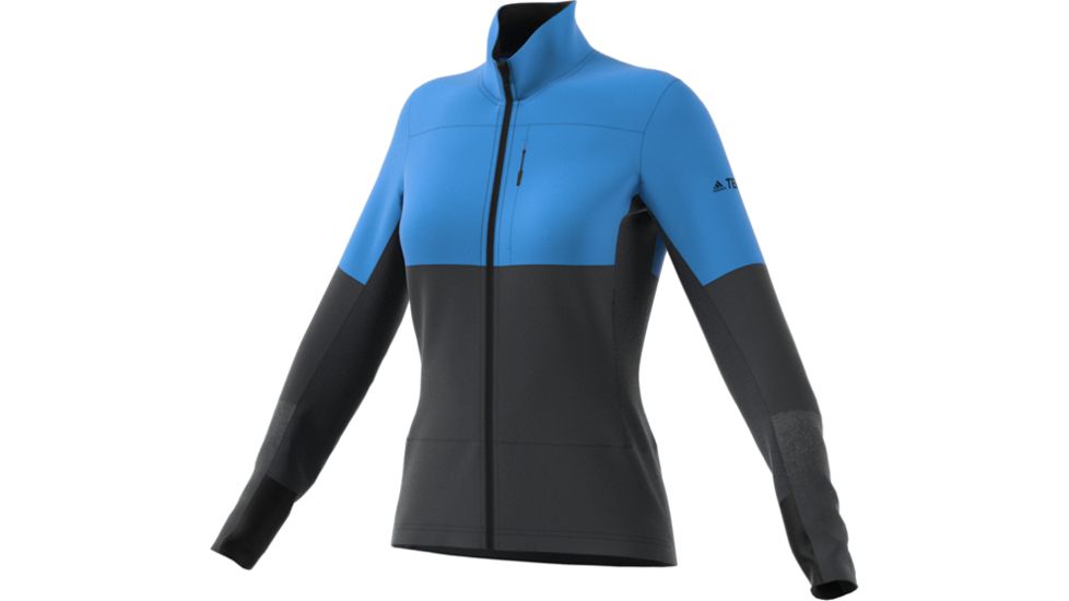 Adidas Terrex Demo, Xperior Jacket - Women's, Real Blue/Carbon, Small, DZ0746-S-DEMO