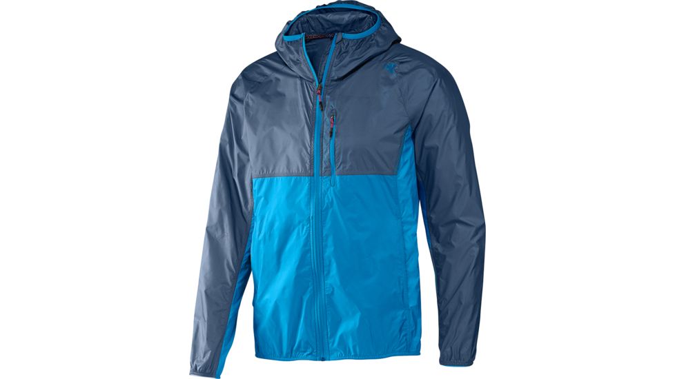 Adidas Terrex Edo Light Wind Jacket - Mens-Vista Blue/Solar Blue-Small