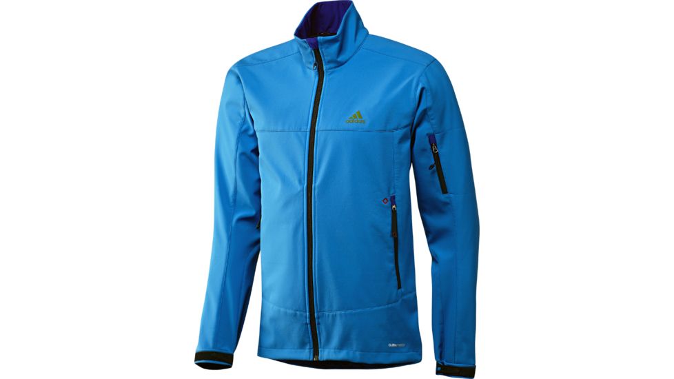Adidas Terrex Hiking CPW Soft Shell Jacket-Craft Blue-Small