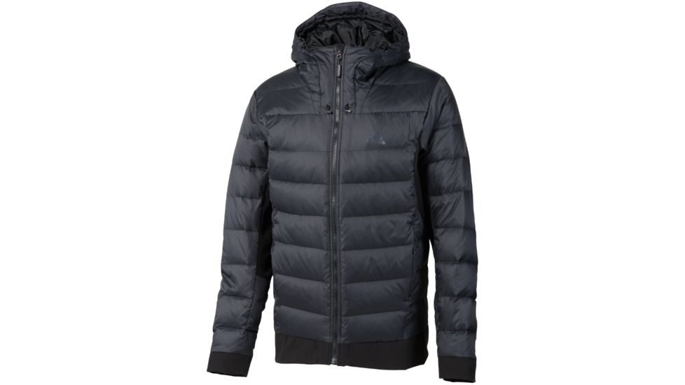 Adidas Terrex Hiking Hybrid Down Hoodie - Men's-Black-Small