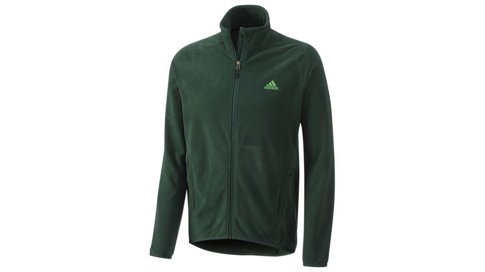 Adidas Terrex Hiking/Trekking Fleece Jacket - Men's-Ivy-Small