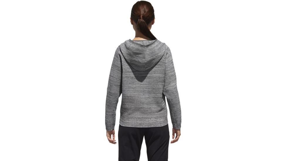 Adidas Terrex Hybrid Hoodie - Womens, Dark Grey Heather, Extra Large, DM1953-XL