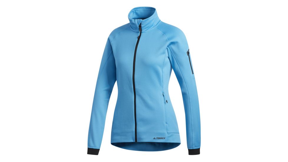 Adidas Terrex Stockhorn Fleece Jacket II - Women's, Shock Cyan, DU4377-DEMO