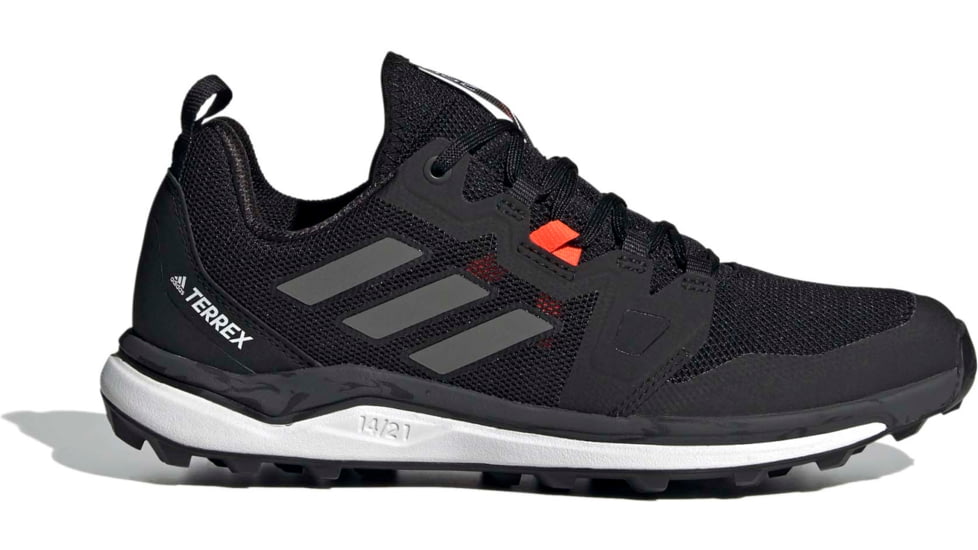 Adidas Terrex Agravic Shoes - Womens, Core Black/Grey Four/Solar Red, 9.5, FX6973-001-9.5