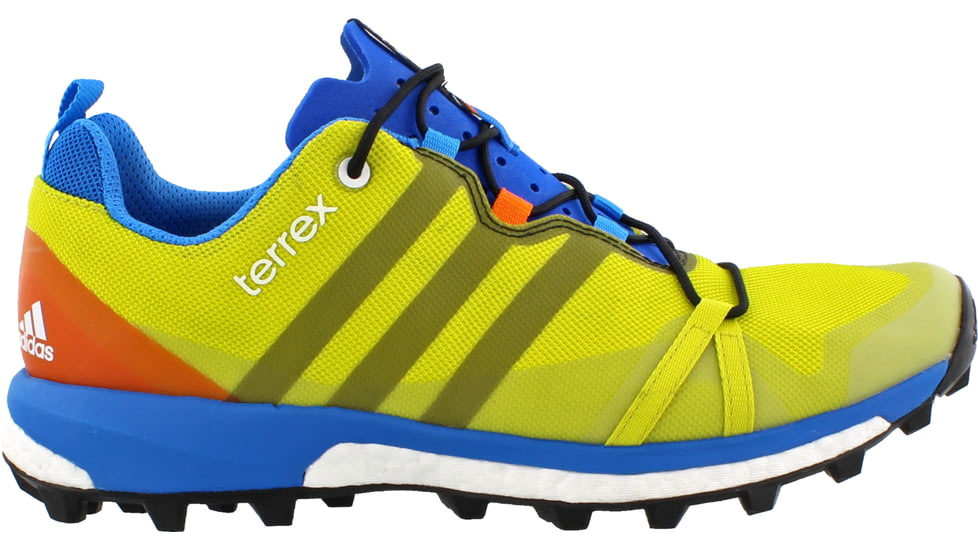 Adidas Terrex Agravic Trail Running Shoe - Men's, Bright Yellow/Blue, Medium, 8.5