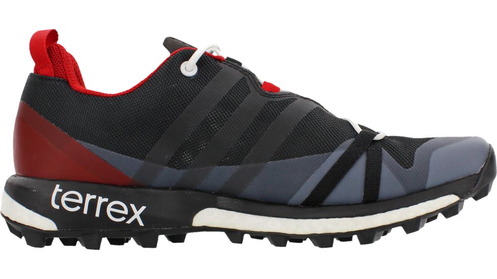 Adidas Terrex Agravic Trail Running Shoe - Men's, Dark Grey/Black/Power Red, Medium, 7