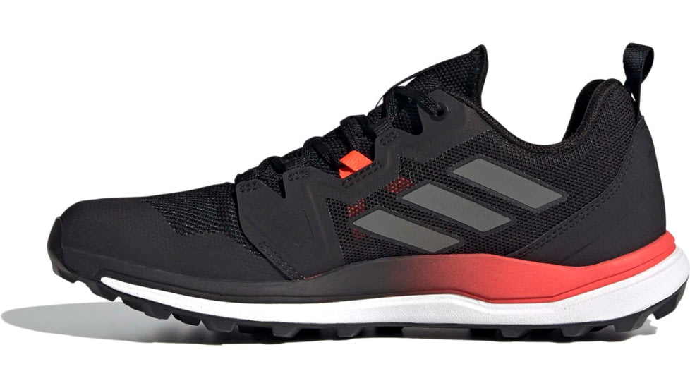 Adidas Terrex Agravic Trail Running Shoes - Men's, Core Black/Grey Four/Solar Red, 12, FX6859-001-12