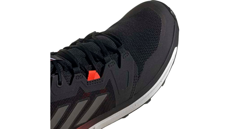 Adidas Terrex Agravic Trail Running Shoes - Men's, Core Black/Grey Four/Solar Red, 12, FX6859-001-12