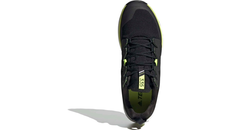Adidas Terrex Agravic Trail Running Shoes - Men's, Core Black/Grey Four/Solar Yellow, 11.5, FW5129-001-11.5