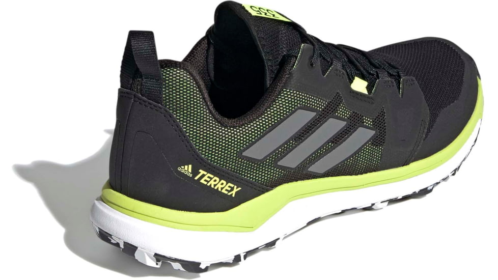 Adidas Terrex Agravic Trail Running Shoes - Men's, Core Black/Grey Four/Solar Yellow, 11.5, FW5129-001-11.5