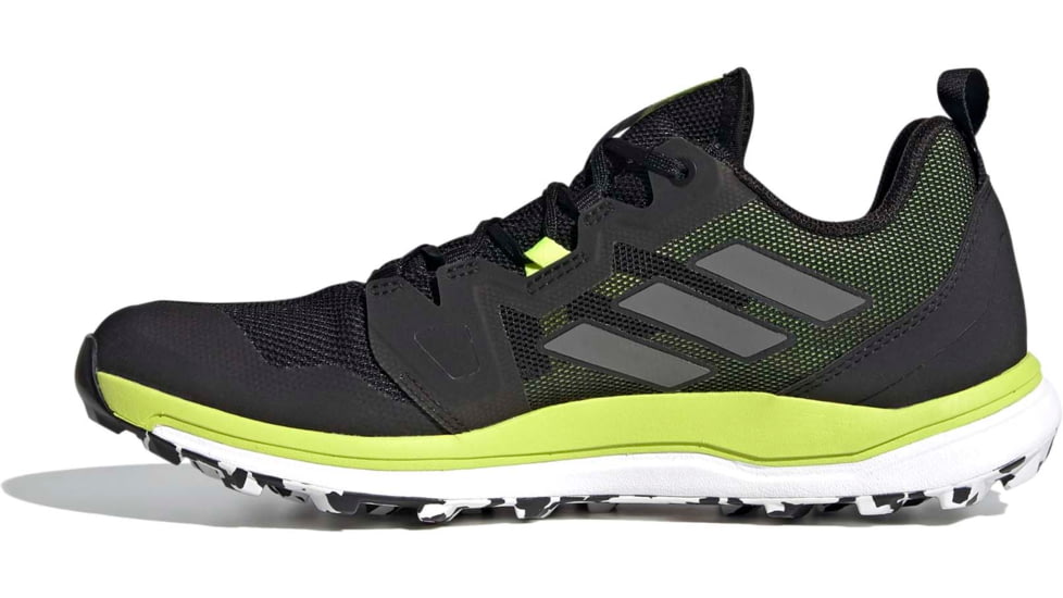 Adidas Terrex Agravic Trail Running Shoes - Men's, Core Black/Grey Four/Solar Yellow, 11.5, FW5129-001-11.5