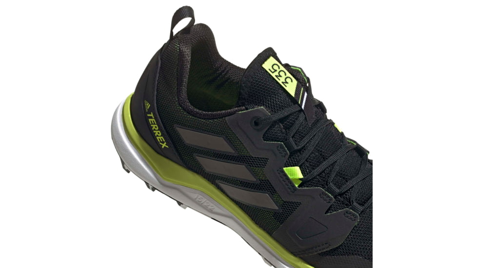Adidas Terrex Agravic Trail Running Shoes - Men's, Core Black/Grey Four/Solar Yellow, 11.5, FW5129-001-11.5