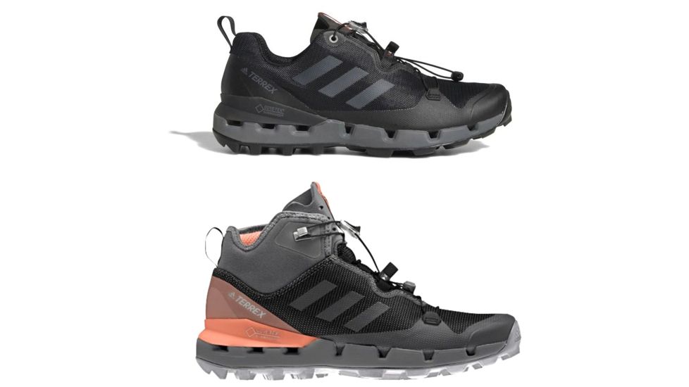 Adidas Outdoor Terrex Fast GTX Surround Hiking Shoe - Women's, Black/Gray Five/Chalk Coral, Black/Grey Five/Chalk Coral