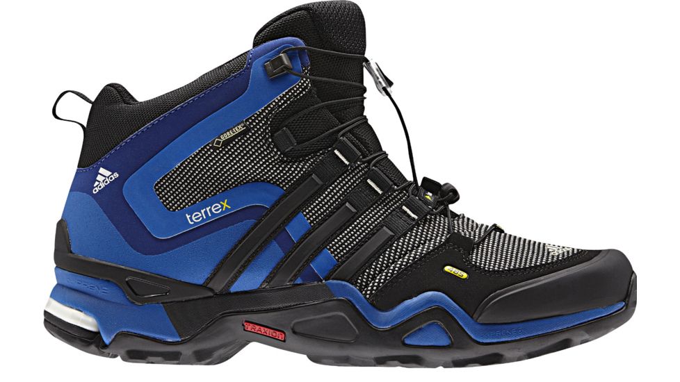 Adidas Terrex Fast X Mid GTX - Men's-Grey/Black/Blue-13 US-Regular