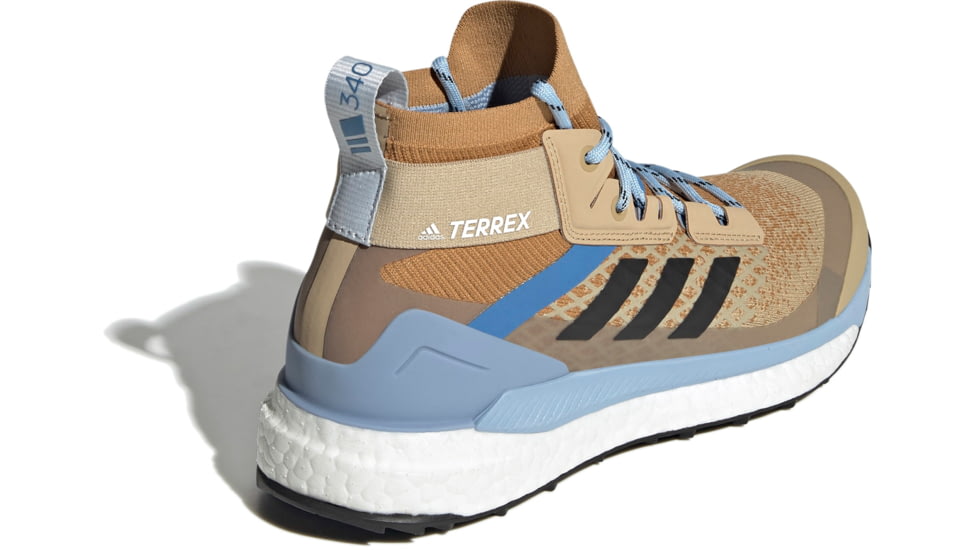 Adidas Terrex Free Hiker Primeblue Hiking Shoes - Women's, Beige Tone/Core Black/Ambient Sky, 9.5, FZ2970-9.5