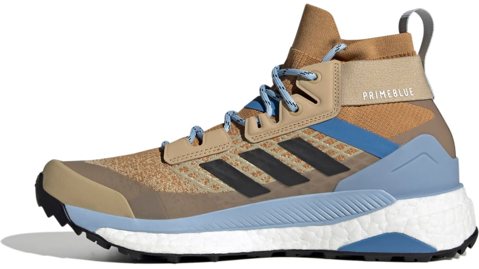 Adidas Terrex Free Hiker Primeblue Hiking Shoes - Women's, Beige Tone/Core Black/Ambient Sky, 9.5, FZ2970-9.5