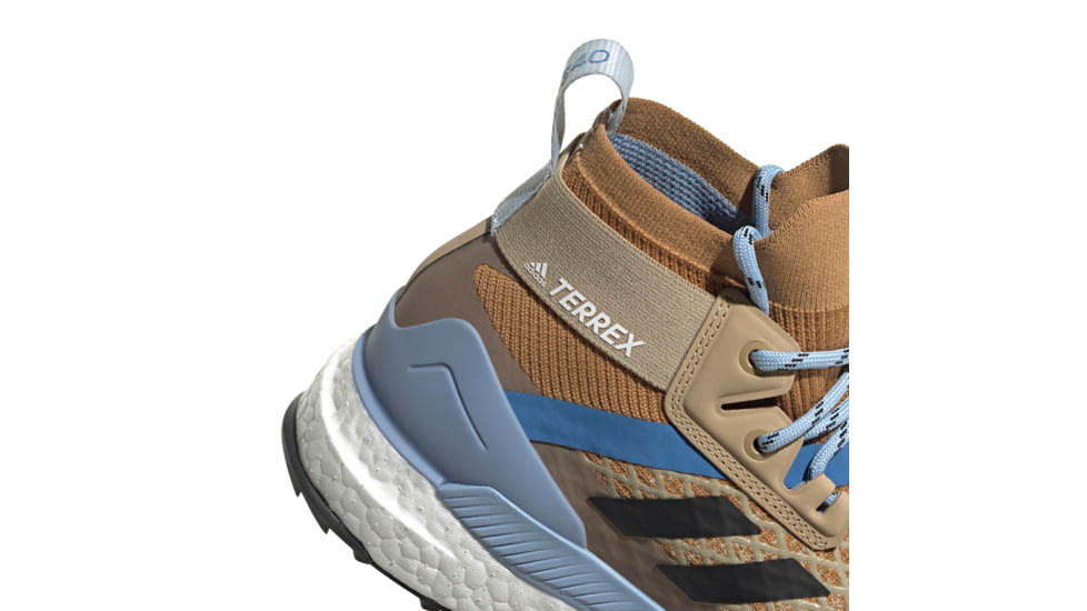Adidas Terrex Free Hiker Primeblue Hiking Shoes - Women's, Beige Tone/Core Black/Ambient Sky, 9.5, FZ2970-9.5