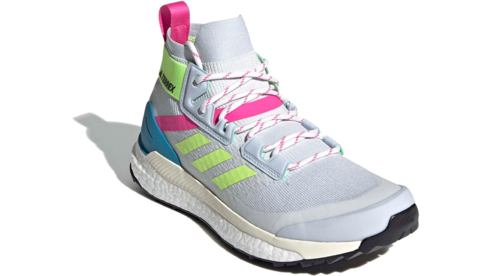 Adidas Terrex Free Hiker Primeblue Shoes - Women's, Halo Blue/Hi-Res Yellow/Screaming Pink, 7.5, FY7336-454-7.5
