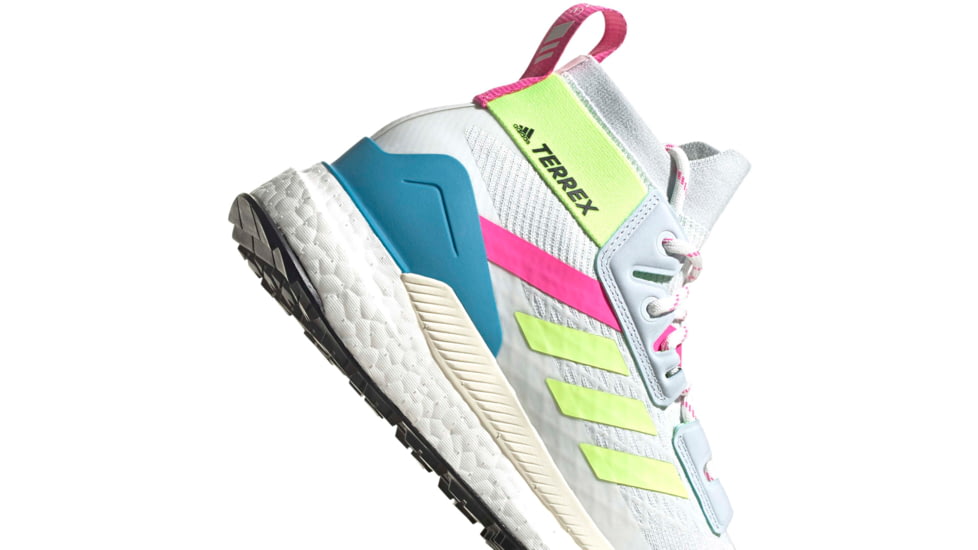 Adidas Terrex Free Hiker Primeblue Shoes - Women's, Halo Blue/Hi-Res Yellow/Screaming Pink, 7.5, FY7336-454-7.5