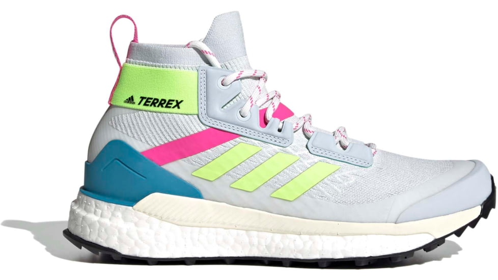 Adidas Terrex Free Hiker Primeblue Shoes - Women's, Halo Blue/Hi-Res Yellow/Screaming Pink, 7.5, FY7336-454-7.5