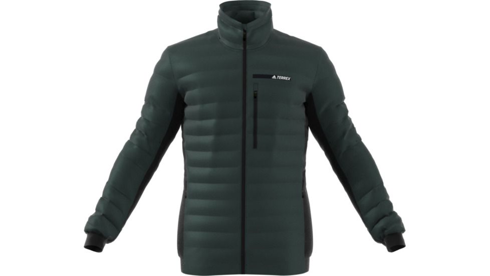 Adidas Terrex Hybrid Down Jacket-Green Night/Black-Large