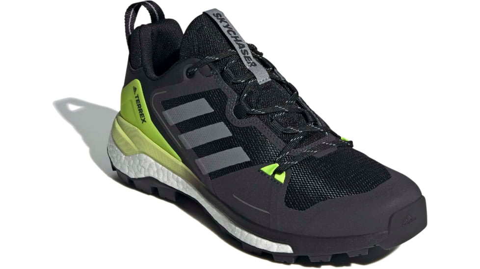 Adidas Terrex Skychaser 2 Shoes - Men's, Core Black/Ftwr White/Solar Yellow, 12.5, FW2923-001-12.5