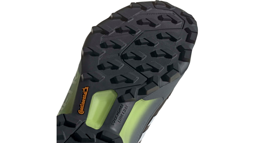 Adidas Terrex Swift R3 GTX Shoes - Women's, Grey Three/Halo Silver/Hi-Res Yellow, 10, FW2781-036-10