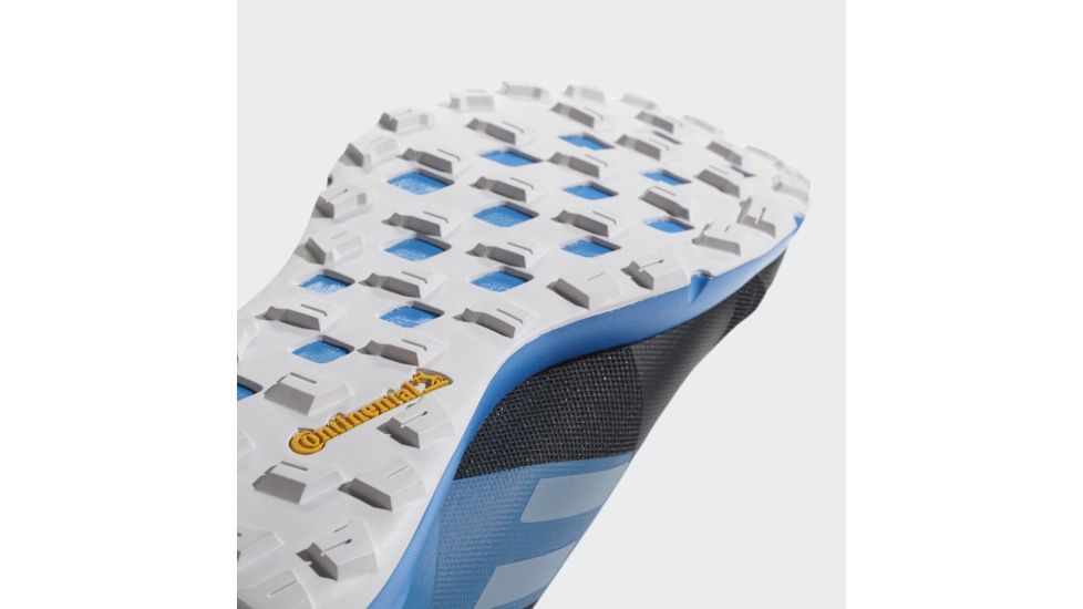 Adidas Terrex Two Boa Trail Running Shoe - Men's, Black/Gray One/Bright Blue, 9, AC7903-9