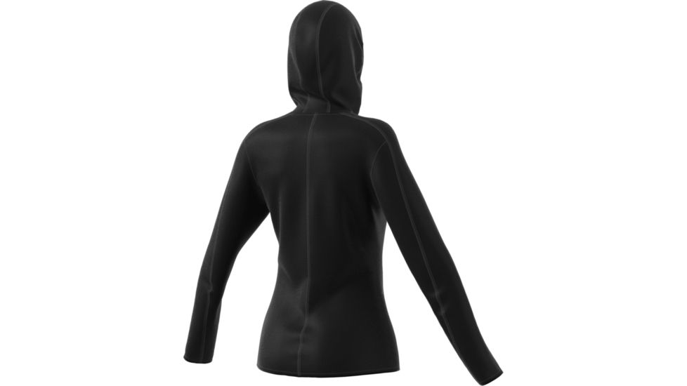 Adidas Terrex Tracerocker Hooded Fleece Thermal Jacket - Women's, Black, DQ1517-DEMO