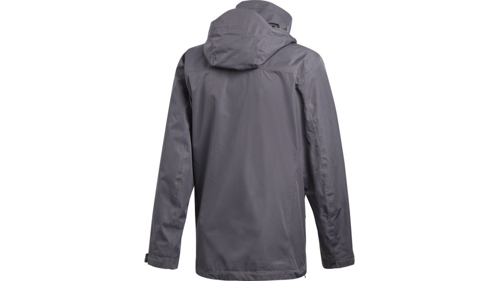 Adidas Terrex Wandertag Mens Rain Jacket, Grey Five, 2XL, BR5320-2XL