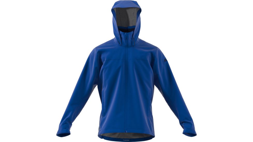 Adidas Terrex Wandertag Rain Jackets - Mens, Shock Blue, DX1125-DEMO