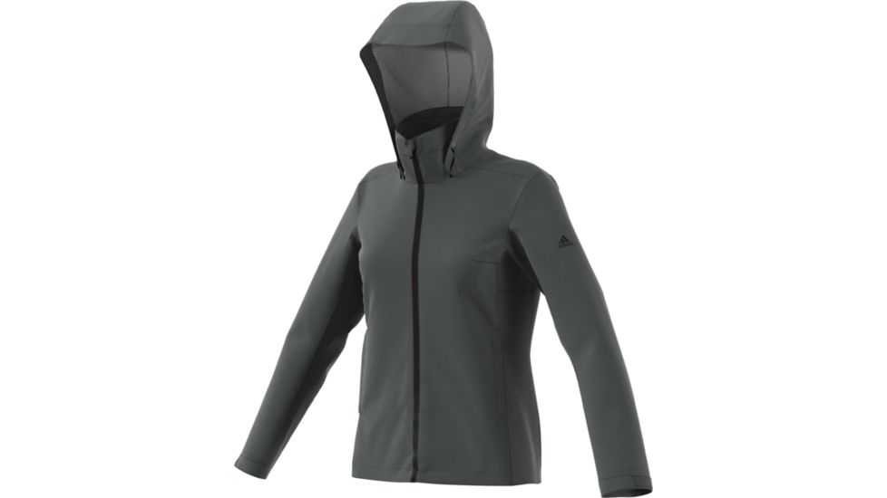 Adidas Terrex Wandertag Rain Jackets - Women's, Legend Ivy, DX1131-DEMO