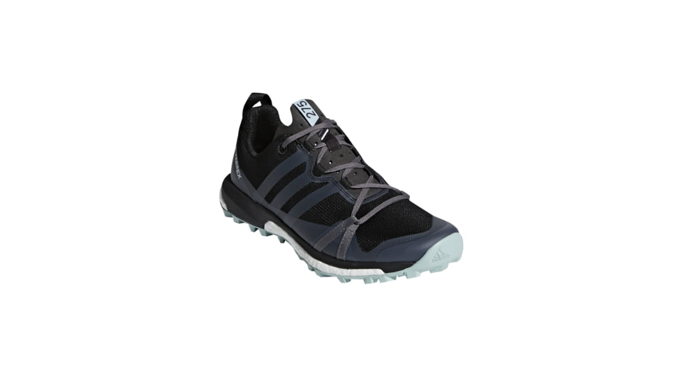 Adidas Terrex Women's Terrex Agravic Trailrunning Shoes, Black/Grey Three/Ash Green, 5 US, CQ1731-5