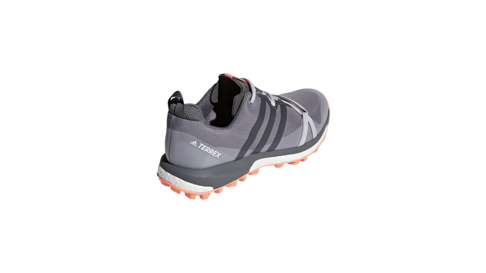 Adidas Terrex Women's Terrex Agravic Trailrunning Shoes, Grey Three/Grey Four/Chalk Coral, 5 US, CQ1732-5