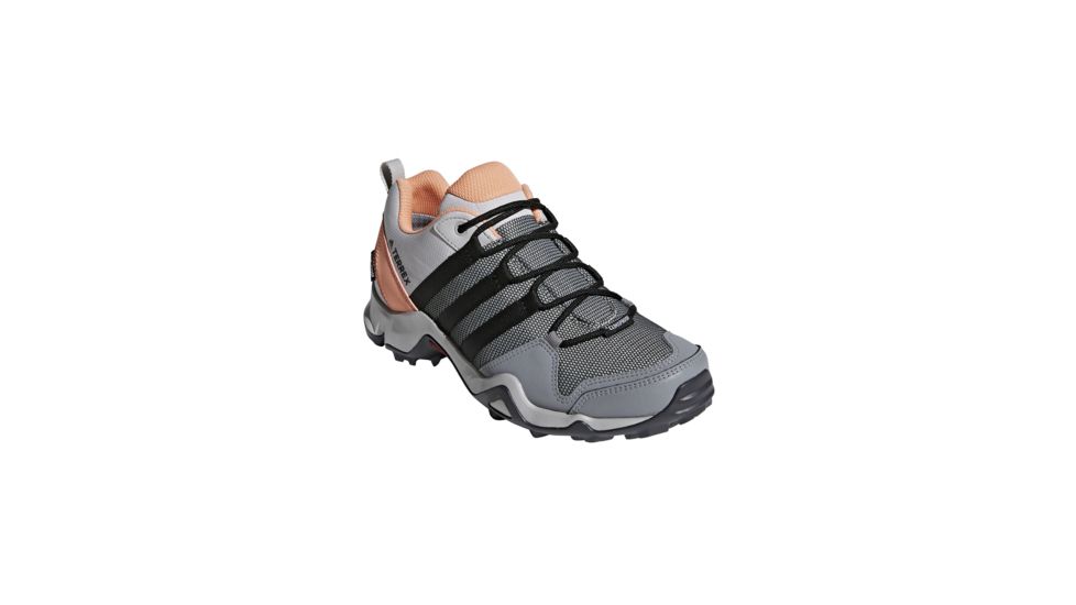 Adidas Terrex Women's Terrex AX2 ClimaProof Hiking Shoes, Grey Two/Black/Chalk Coral, 5 US, CM7474-5