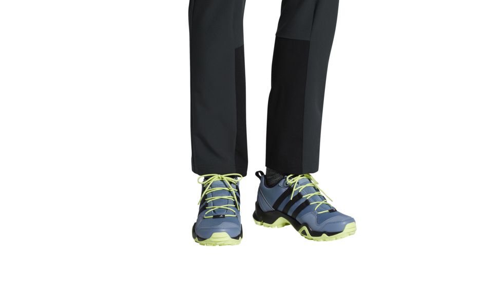 Adidas Terrex Women's Terrex AX2R Hiking Shoes, Raw Grey/Black/Semi Frozen Yellow, 5 US, CM7721-5
