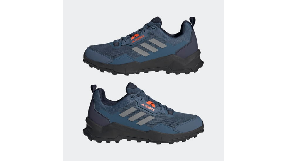 Adidas Terrex AX4 Hiking Shoe - Mens, Wonder Steel/Grey Three/Impact Orange, 9,5US, HP7392-9-5