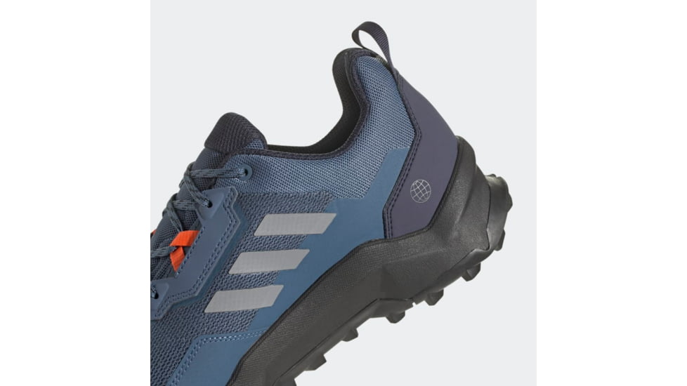 Adidas Terrex AX4 Hiking Shoe - Mens, Wonder Steel/Grey Three/Impact Orange, 9,5US, HP7392-9-5