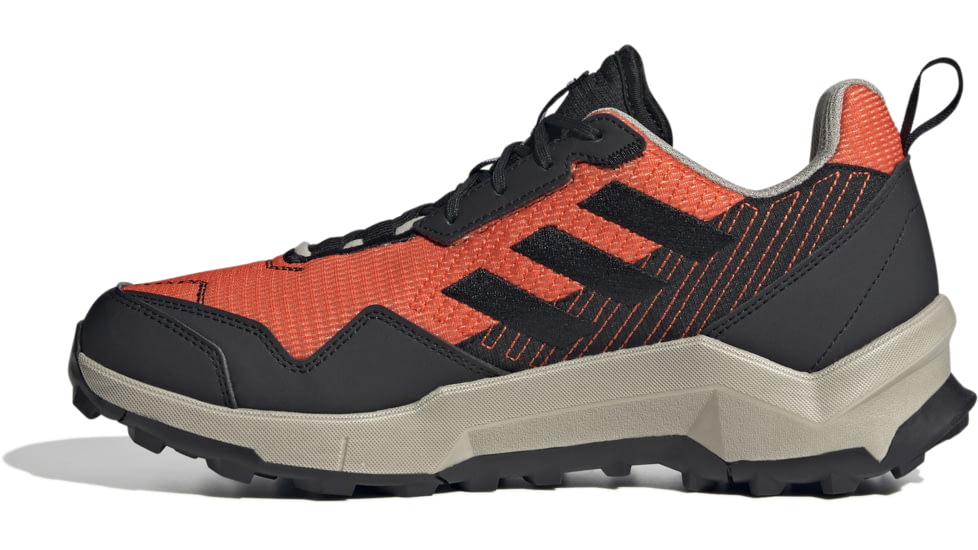 Adidas Terrex AX4 Hiking Shoes - Mens, Non-Dyed/Core Black/Semi Impact Orange, 12 US, HQ9023-12
