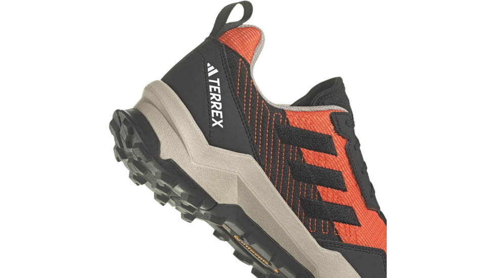 Adidas Terrex AX4 Hiking Shoes - Mens, Non-Dyed/Core Black/Semi Impact Orange, 12 US, HQ9023-12