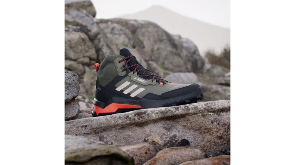 Adidas Terrex IG8853 TERREX AX4 MID GTX, Mens, OLISTR/WONBEI/CBLACK, 11.5, IG8853-11.5