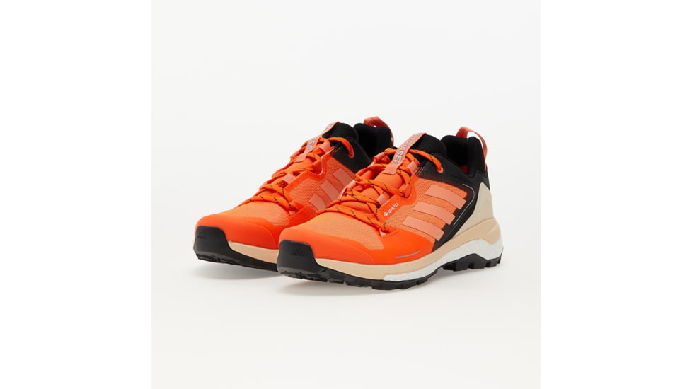 Adidas Terrex Skychaser GORE-TEX Hiking Shoes 2.0 - Mens, Impact Orange/Coral Fusion/ Black, 10US, HR1285-10