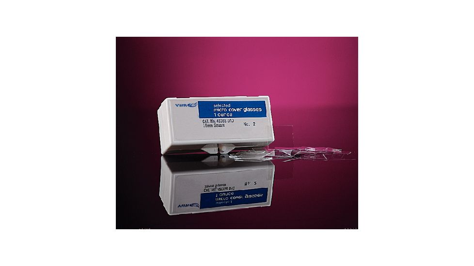 VWR Vwr Coverglass Sq #2 25mm 1oz 25X25-2, Unit ONZ